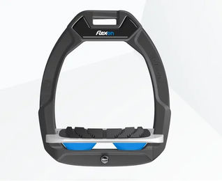 Flex-On Safe-On Sicherheitssteigbügel mit Neigungsgriff in Anthrazit Grau Blau – Bild 1 von 1