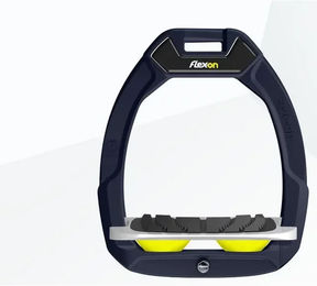 Flex-On Safe-On Sicherheitssteigbügel mit schrägem Grip in Braun Grau Schwarz – Bild 1 von 1