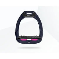 Produktbild von Flex-On Safe-On Sicherheitssteigbügel mit Ultra Grip für Pferde in Rot Schwarz Rosa