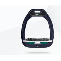 Produktbild von Flex-On Safe-On Sicherheitssteigbügel mit Ultra Grip für Reiter in Blau/Grau/Grün