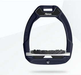 Flex-On Safe-On Sicherheitssteigbügel mit Ultra Grip für Reiter in Blau Grau Schwarz – Bild 1 von 1