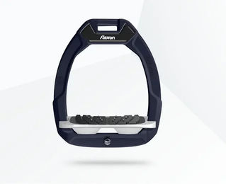 Flex-On Safe-On Sicherheitssteigbügel mit Ultra Grip für Reiter in Grün Grau Weiß – Bild 1 von 1