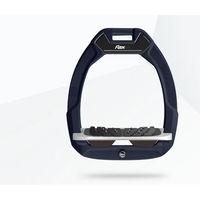 Produktbild von Flex-On Safe-On Sicherheitssteigbügel mit Ultra Grip für Reiter in Marine Grau Braun