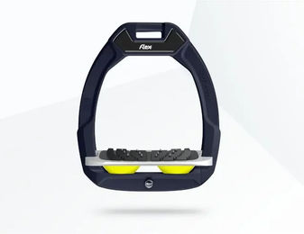 Flex-On Safe-On Sicherheitssteigbügel mit Ultra Grip für Reiter in Rot Grau Blau – Bild 1 von 1