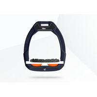 Produktbild von Flex-On Safe-On Sicherheitssteigbügel mit Ultra Grip für Reiter in Rot Weiß Orange