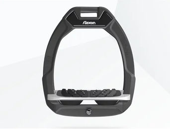 Flex-On Safe-On Sicherheitssteigbügel mit Ultra Grip Neigung in Anthrazit Grau Schwarz – Bild 1 von 1