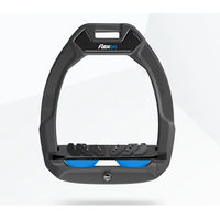 Produktbild von Flex-On Safe-On Sicherheitssteigbügel mit Ultra Grip Neigung in Anthrazit Schwarz Blau