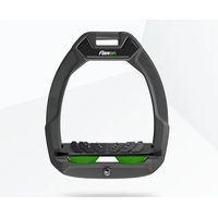 Produktbild von Flex-On Safe-On Sicherheitssteigbügel mit Ultra Grip Neigung in Anthrazit Schwarz Grün