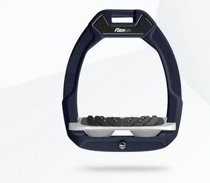 Flex-On Safe-On Sicherheitssteigbügel mit Ultra Grip Neigung in Blau/Grau/Grau – Bild 1 von 1