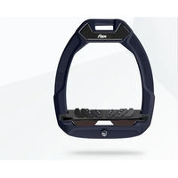 Produktbild von Flex-On Safe-On Sicherheitssteigbügel mit Ultra Grip Neigung in Blau Schwarz Braun