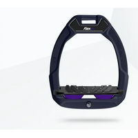 Produktbild von Flex-On Safe-On Sicherheitssteigbügel mit Ultra Grip Neigung in Blau Schwarz Lila