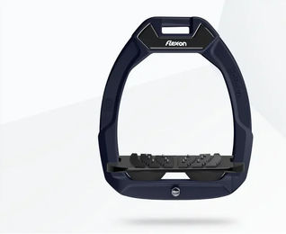 Flex-On Safe-On Sicherheitssteigbügel mit Ultra Grip Neigung in Bordeaux Grau Schwarz – Bild 1 von 1