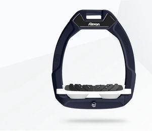Flex-On Safe-On Sicherheitssteigbügel mit Ultra Grip Neigung in Bordeaux/Weiß – Bild 1 von 1