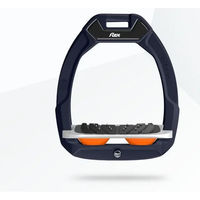 Produktbild von Flex-On Safe-On Sicherheitssteigbügel mit Ultra Grip Neigung in Braun Grau Orange