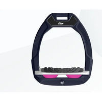 Produktbild von Flex-On Safe-On Sicherheitssteigbügel mit Ultra Grip Neigung in Braun Grau Rosa