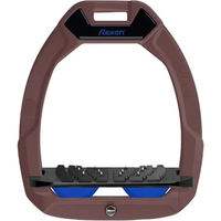 Produktbild von Flex-On Safe-On Sicherheitssteigbügel mit Ultra Grip Neigung in Braun Schwarz Blau
