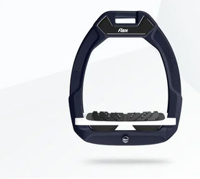 Flex-On Safe-On Sicherheitssteigbügel mit Ultra Grip Neigung in Braun Weiß oder Schwarz – Bild 1 von 1