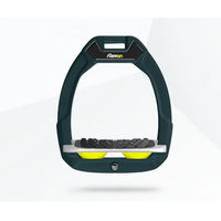 Produktbild von Flex-On Safe-On Sicherheitssteigbügel mit Ultra Grip Neigung in Grün Grau Gelb