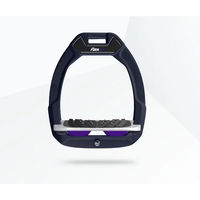 Produktbild von Flex-On Safe-On Sicherheitssteigbügel mit Ultra Grip Neigung in Grün/Grau/Violett