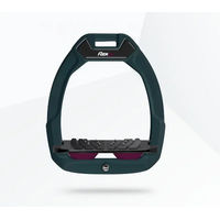 Produktbild von Flex-On Safe-On Sicherheitssteigbügel mit Ultra Grip Neigung in Grün Schwarz Lila