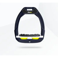 Produktbild von Flex-On Safe-On Sicherheitssteigbügel mit Ultra Grip Neigung in Grün Weiß Gelb