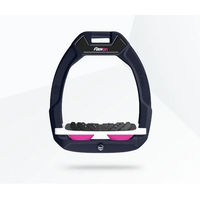 Produktbild von Flex-On Safe-On Sicherheitssteigbügel mit Ultra Grip Neigung in Grün Weiß Rosa