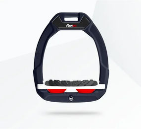 Flex-On Safe-On Sicherheitssteigbügel mit Ultra Grip Neigung in Grün Weiß Rot – Bild 1 von 1