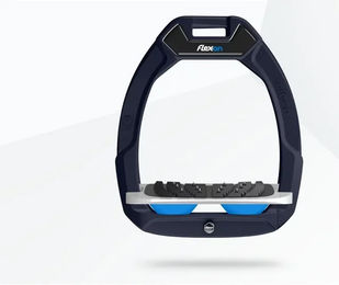 Flex-On Safe-On Sicherheitssteigbügel mit Ultra Grip Neigung in Marine Grau Blau – Bild 1 von 1