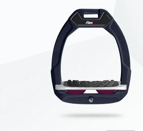 Flex-On Safe-On Sicherheitssteigbügel mit Ultra Grip Neigung in Marine Grau Pflaume – Bild 1 von 1