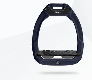 Flex-On Safe-On Sicherheitssteigbügel mit Ultra Grip Neigung in Marine Schwarz Anthrazit – Bild 1 von 1