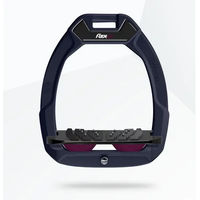 Produktbild von Flex-On Safe-On Sicherheitssteigbügel mit Ultra Grip Neigung in Marine/Schwarz/Pflaume