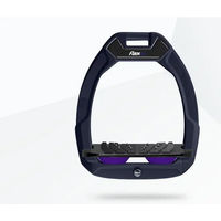 Produktbild von Flex-On Safe-On Sicherheitssteigbügel mit Ultra Grip Neigung in Marine Schwarz Violett