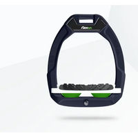 Produktbild von Flex-On Safe-On Sicherheitssteigbügel mit Ultra Grip Neigung in Marine Weiß Grün