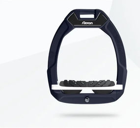 Flex-On Safe-On Sicherheitssteigbügel mit Ultra Grip Neigung in Marine Weiß Schwarz – Bild 1 von 1