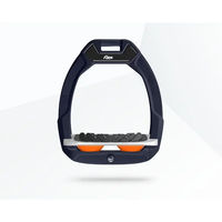 Produktbild von Flex-On Safe-On Sicherheitssteigbügel mit Ultra Grip Neigung in Rot Grau Orange