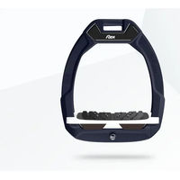Produktbild von Flex-On Safe-On Sicherheitssteigbügel mit Ultra Grip Neigung in Rot Weiß Braun