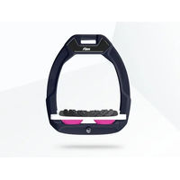 Produktbild von Flex-On Safe-On Sicherheitssteigbügel mit Ultra Grip Neigung in Rot Weiß Rosa