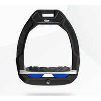 Produktbild von Flex-On Safe-On Sicherheitssteigbügel mit Ultra Grip Neigung in Schwarz Grau Blau