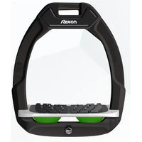 Produktbild von Flex-On Safe-On Sicherheitssteigbügel mit Ultra Grip Neigung in Schwarz Grau Grün
