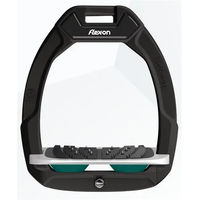 Produktbild von Flex-On Safe-On Sicherheitssteigbügel mit Ultra Grip Neigung in Schwarz Grau Grün