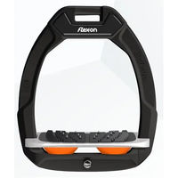 Produktbild von Flex-On Safe-On Sicherheitssteigbügel mit Ultra Grip Neigung in Schwarz Grau Orange