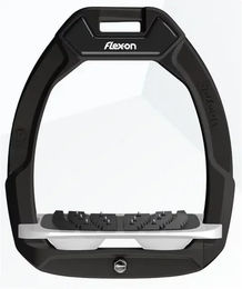 Flex-On Safe-On Sicherheitssteigbügel mit Ultra Grip Neigung in Schwarz Grau Weiß – Bild 1 von 1