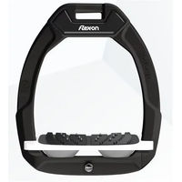 Produktbild von Flex-On Safe-On Sicherheitssteigbügel mit Ultra Grip Neigung in Schwarz Weiß Grau