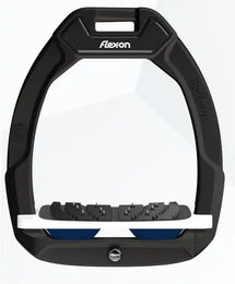 Flex-On Safe-On Sicherheitssteigbügel mit Ultra Grip Neigung in Schwarz Weiß oder Marine – Bild 1 von 1