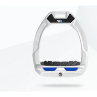 Produktbild von Flex-On Safe-On Sicherheitssteigbügel mit Ultra Grip Neigung in Weiß Grau Blau