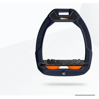 Produktbild von Flex-On Safe-On Sicherheitssteigbügel mit Ultra Grip Neigungsfunktion Blau Schwarz Orange