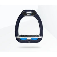 Produktbild von Flex-On Safe-On Sicherheitssteigbügel mit Ultra Grip Neigungsfunktion in Grün/Grau/Blau