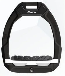 Flex-On Safe-On Sicherheitssteigbügel mit Ultra Grip Neigungsfunktion in Schwarz Grau – Bild 1 von 1