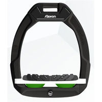 Produktbild von Flex-On Safe-On Sicherheitssteigbügel mit Ultra Grip Neigungsfunktion in Schwarz Weiß Grün
