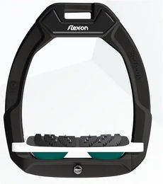 Flex-On Safe-On Sicherheitssteigbügel mit Ultra Grip Neigungsfunktion in Schwarz Weiß Grün – Bild 1 von 1